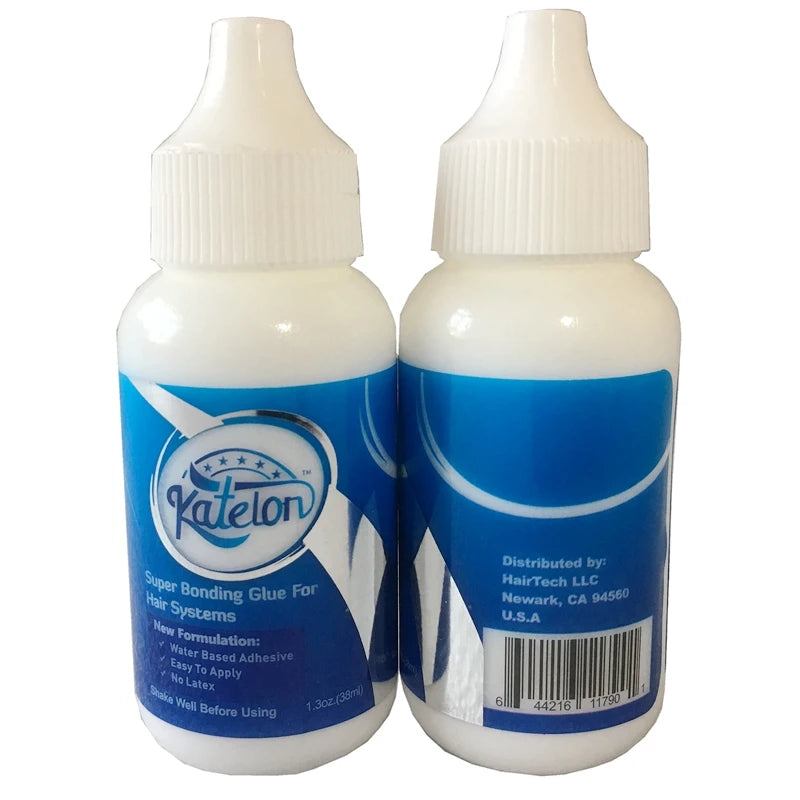 New arrival 1 bottle 1.3 Oz 38 ml Katelon super adhesive glue wig bonding glue for lace wig and toupee