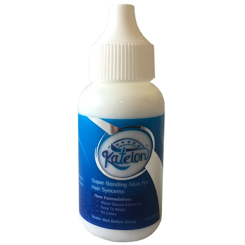 New arrival 1 bottle 1.3 Oz 38 ml Katelon super adhesive glue wig bonding glue for lace wig and toupee