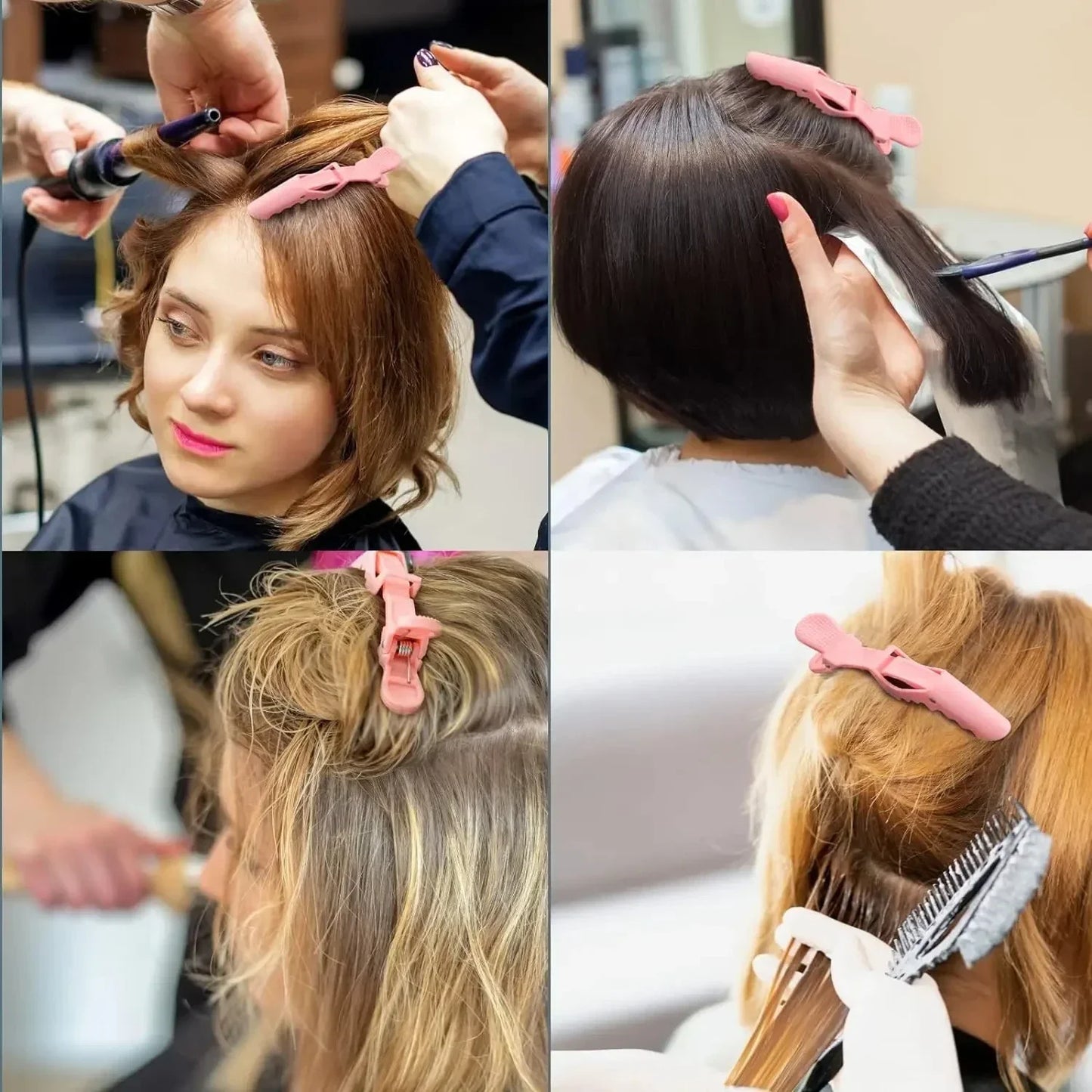 5 Stück Alligator-Haarclips – Professionelle Haarklammern für Salon & Styling
Stabile Kunststoff-Haarspangen zum Abteilen, Fixieren und Stylen der Haare.
Ideal für Friseure, Salons oder den täglichen Gebrauch zu Hause