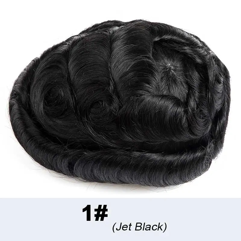 Bleach Knots Lace Front Male Hair Prosthesis Man Wig Human Hair French Lace Toupee Wigs For Men Full Lace Hair System Men's Wig
