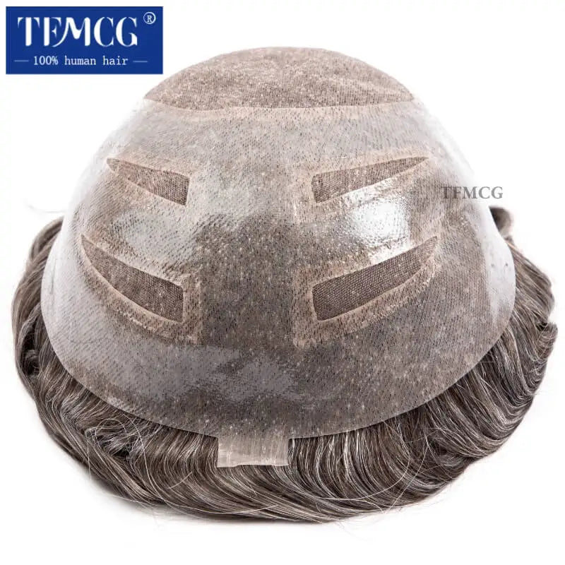 VERSALITE Herren-Toupet – Swiss Lace Front & PU-Basis mit natürlichem Haaransatz
Premium-Haarsystem für Männer mit unsichtbarem Haaransatz, feinem Swiss Lace Front und stabiler PU-Basis.
Gefertigt aus 100 % echtem Men