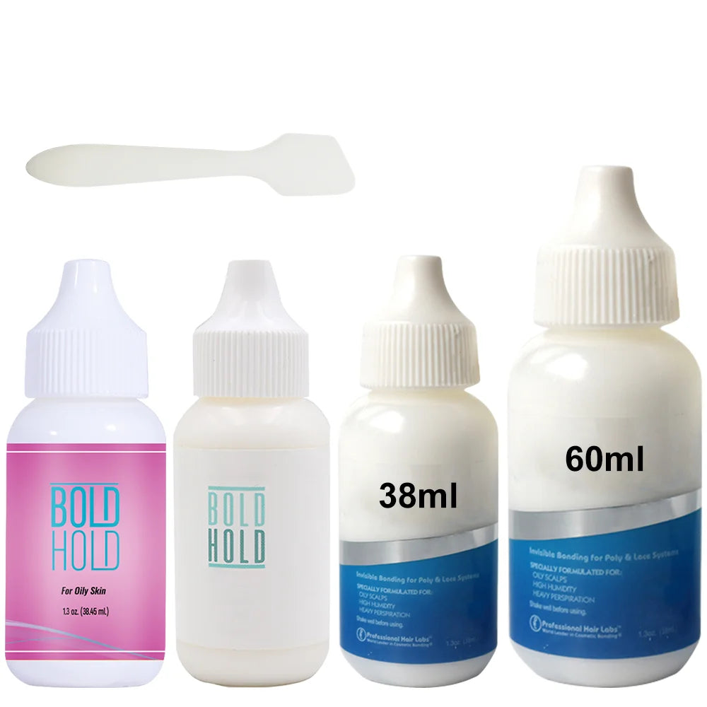 Strong Bold Hold Lace Wig Glue Waterproof Adhesive Hair System Glue Wig Installation Kit Set Lace Glue 38/60ML Ship From the USA
