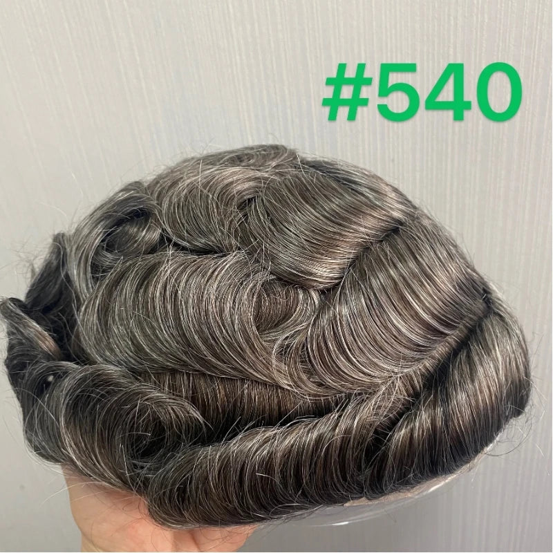 VERSALITE Herren-Toupet – Swiss Lace Front & PU-Basis mit natürlichem Haaransatz
Premium-Haarsystem für Männer mit unsichtbarem Haaransatz, feinem Swiss Lace Front und stabiler PU-Basis.
Gefertigt aus 100 % echtem Men
