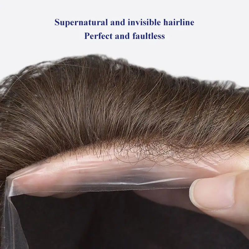 Premier Herren-Toupet mit ultra-dünner 0,03 mm Skin-Basis – 100 % Echthaar

Hautnah, unsichtbar, natürlich: Hochwertige Kapillarprothese für Männer mit ultra-dünner PU-Basis und echtem Menschenhaar – ideal für einen