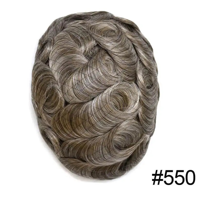 VERSALITE Herren-Toupet – Swiss Lace Front & PU-Basis mit natürlichem Haaransatz

Premium-Haarsystem für Männer mit unsichtbarem Haaransatz, feinem Swiss Lace Front und stabiler PU-Basis.
Gefertigt aus 100 % echtem Men