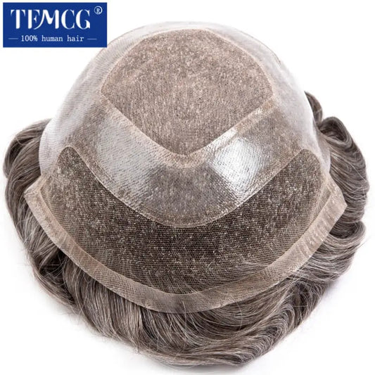 VERSALITE Herren-Toupet – Swiss Lace Front & PU-Basis mit natürlichem Haaransatz

Premium-Haarsystem für Männer mit unsichtbarem Haaransatz, feinem Swiss Lace Front und stabiler PU-Basis.
Gefertigt aus 100 % echtem Men
