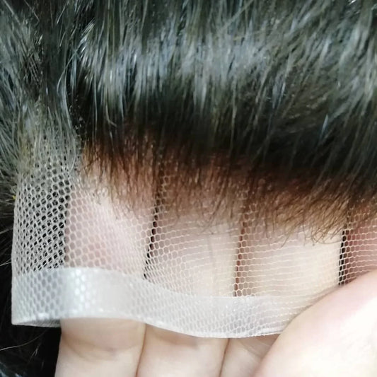 NLW Toupee for Men Human Hair Prosthesis Mens Swiss Lace Hair Replacement System Hair units base 10*8 Hair pieces