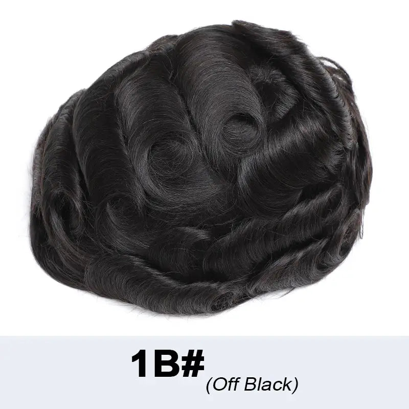 Bleach Knots Lace Front Male Hair Prosthesis Man Wig Human Hair French Lace Toupee Wigs For Men Full Lace Hair System Men's Wig