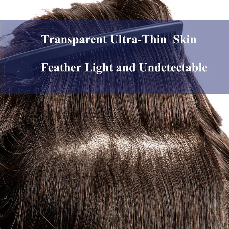 Premier Herren-Toupet mit ultra-dünner 0,03 mm Skin-Basis – 100 % Echthaar

Hautnah, unsichtbar, natürlich: Hochwertige Kapillarprothese für Männer mit ultra-dünner PU-Basis und echtem Menschenhaar – ideal für einen