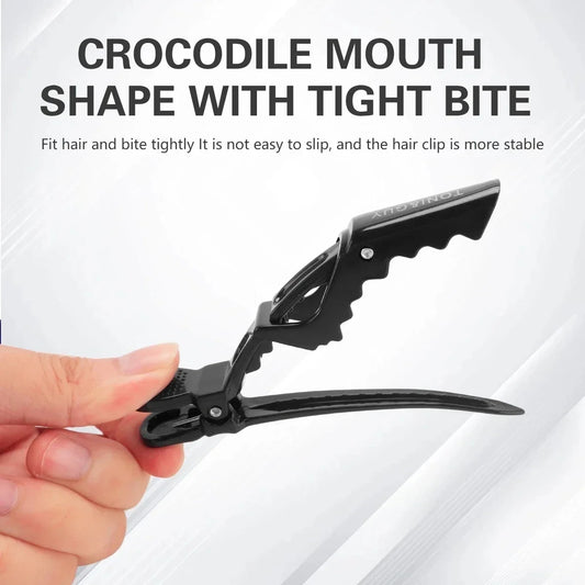 5 Stück Alligator-Haarclips – Professionelle Haarklammern für Salon & Styling

Stabile Kunststoff-Haarspangen zum Abteilen, Fixieren und Stylen der Haare.
Ideal für Friseure, Salons oder den täglichen Gebrauch zu Hause