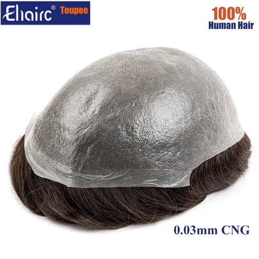 Premier Herren-Toupet mit ultra-dünner 0,03 mm Skin-Basis – 100 % Echthaar

Hautnah, unsichtbar, natürlich: Hochwertige Kapillarprothese für Männer mit ultra-dünner PU-Basis und echtem Menschenhaar – ideal für einen