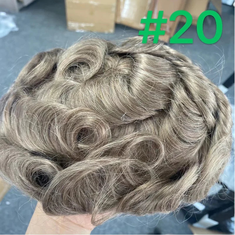 VERSALITE Herren-Toupet – Swiss Lace Front & PU-Basis mit natürlichem Haaransatz

Premium-Haarsystem für Männer mit unsichtbarem Haaransatz, feinem Swiss Lace Front und stabiler PU-Basis.
Gefertigt aus 100 % echtem Men